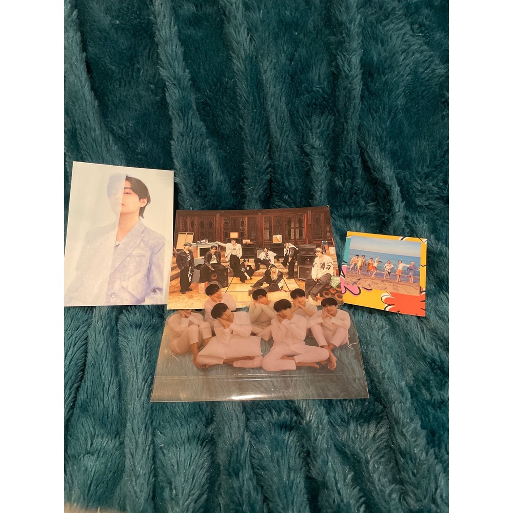 BTS K-Pop Photocard Postcard Set V Taehyung Bangtan Boys Army Collectibles 4pc